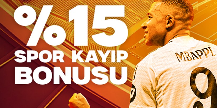 %15 Anlık Spor Kayıp Bonusu — VDCasino promosyon görseli