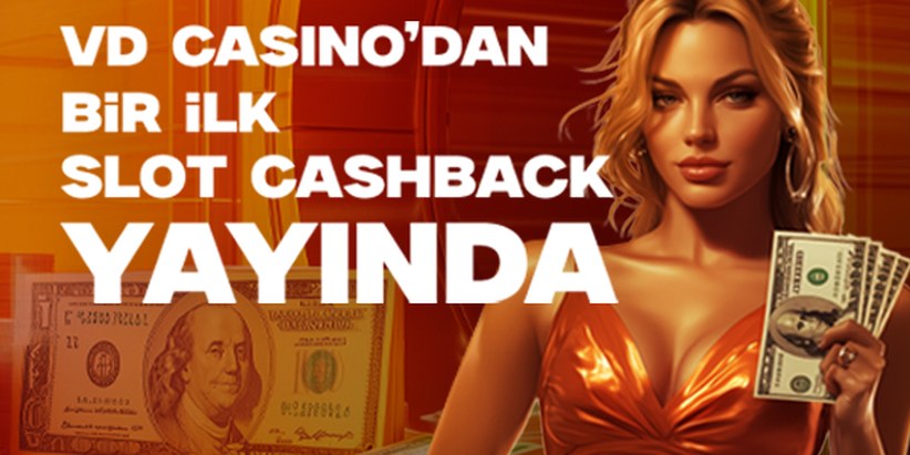 Slot Cashback Bonusu — VDCasino promosyon görseli